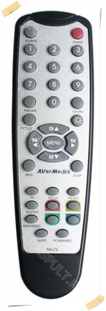 пульт avermedia rm-fx AverMedia для медиаплееров, hd плееров, tv тюнеров