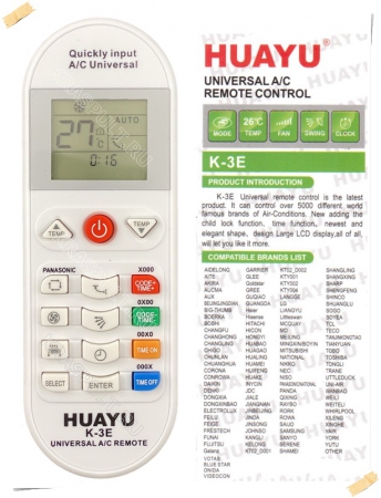 универсальный пульт для кондиционеров huayu k-3e Huayu для кондиционеров