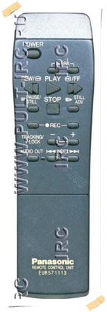 пульт panasonic eur571113 Panasonic для плееров dvd, vcr, blu-ray