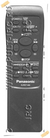 пульт panasonic eur571460 Panasonic для плееров dvd, vcr, blu-ray