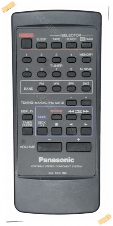 пульт panasonic rak-rx311wm Panasonic для музыкального центра