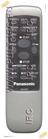 пульт panasonic veq2337 Panasonic для плееров dvd, vcr, blu-ray