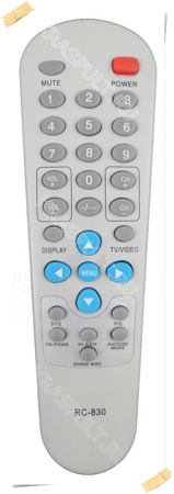пульт shivaki rc-830 Shivaki для телевизоров