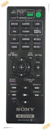 пульт sony rm-adu162 Sony для домашнего кинотеатра