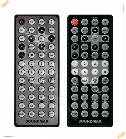 пульт soundmax sm-cmd3005, sm-cmd3006 Soundmax для автомагнитол