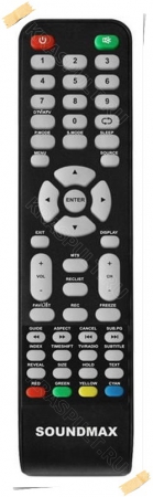пульт soundmax sm-led19m01, sm-led24m01, sm-led32m01, sm-led32m02 Soundmax для телевизоров