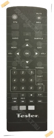 пульт tesler dsr-330 вариант 1 Tesler для приставок dvb-t2